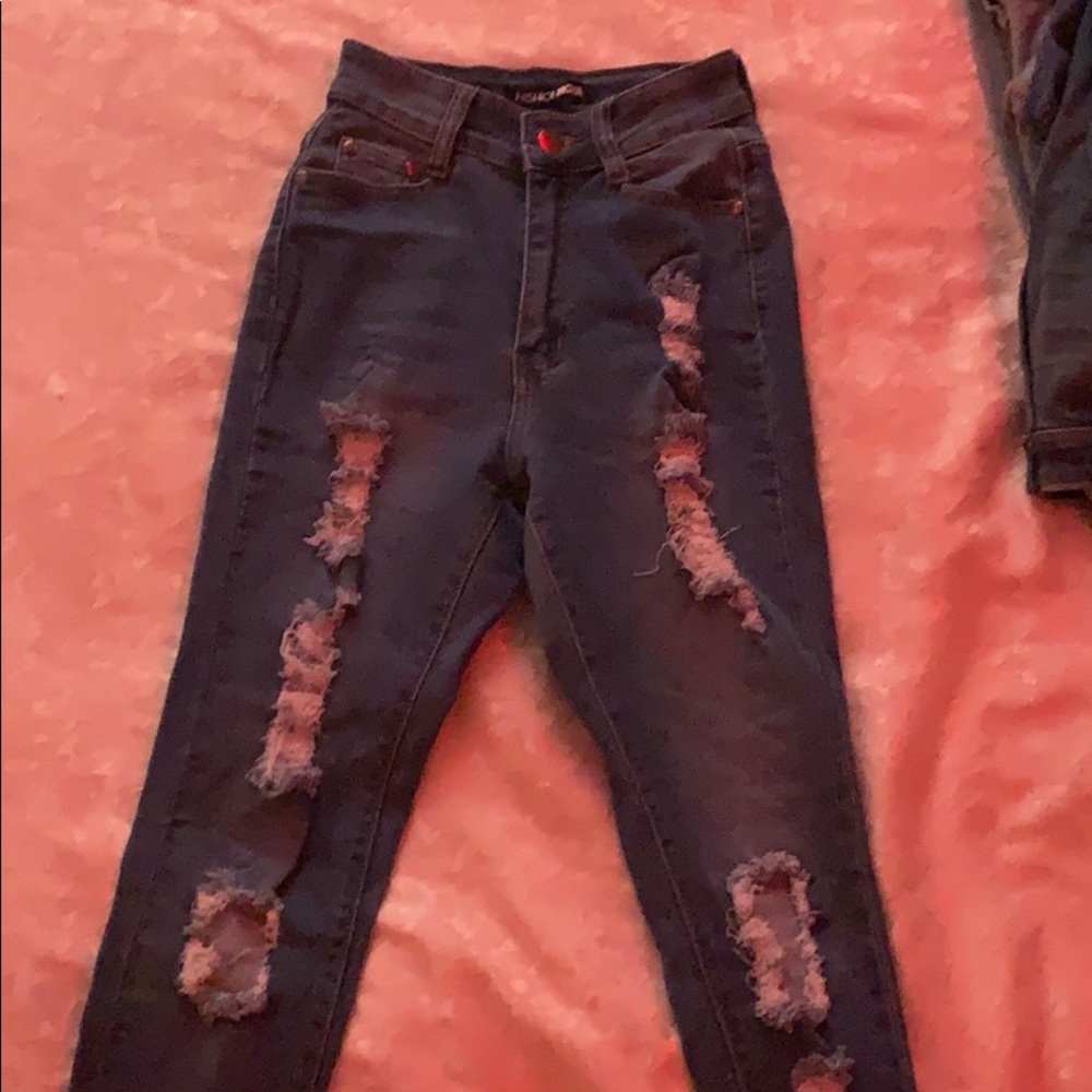 Fashion nova high rise jeans